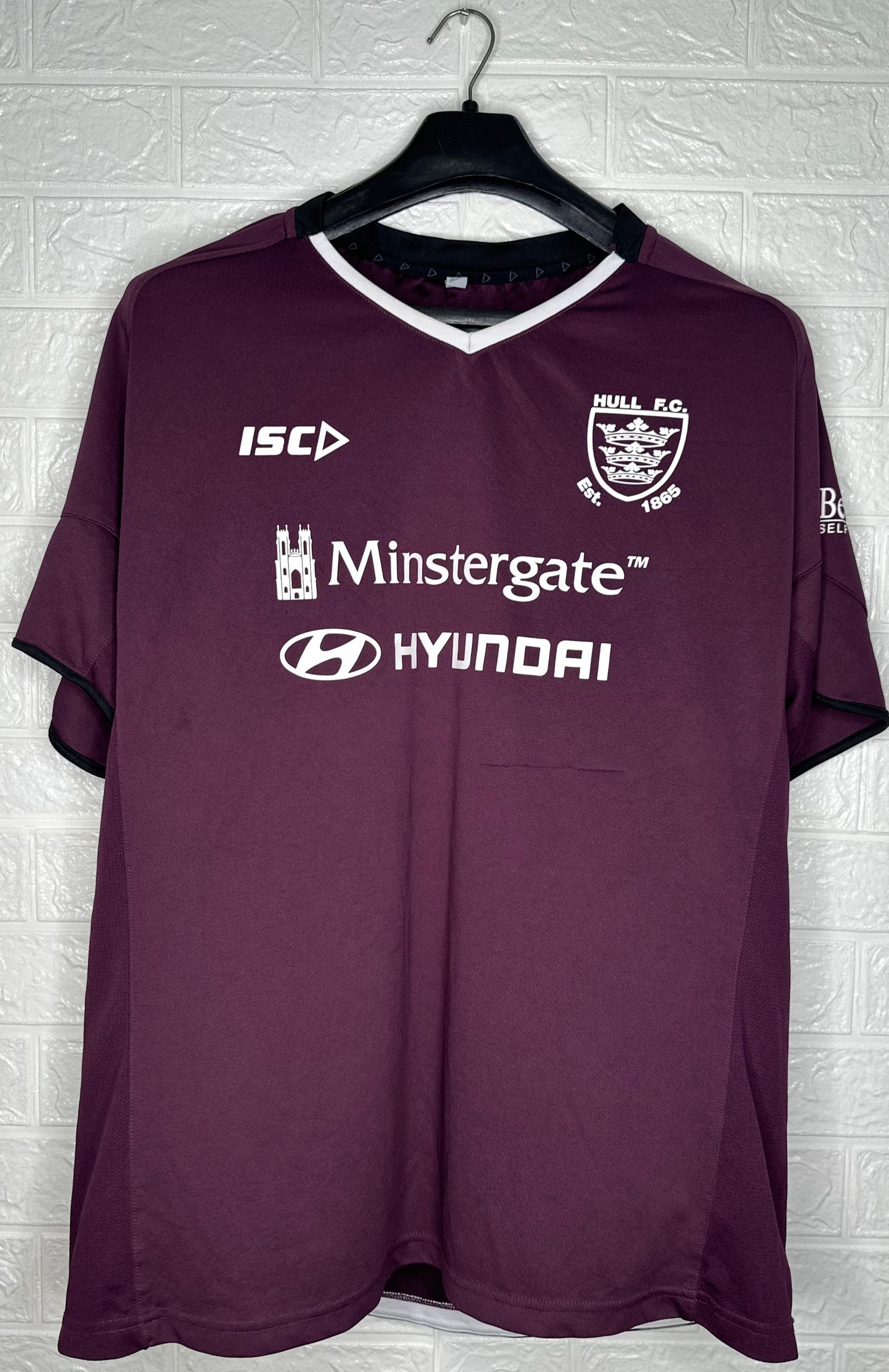 Hull F.C. Rugby League ISC Jersey – Maroon – Size 4XL