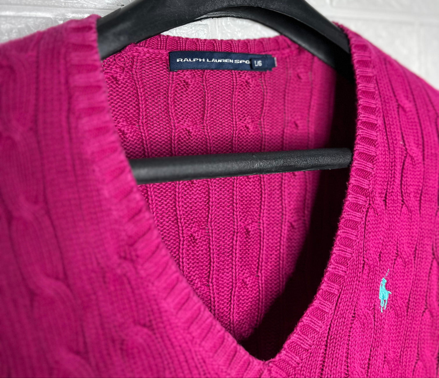 Polo Ralph Lauren Women's Sweater – Pink, Large
