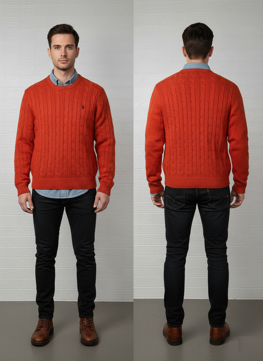 Polo Ralph Lauren Men's Sweater – Red, Medium