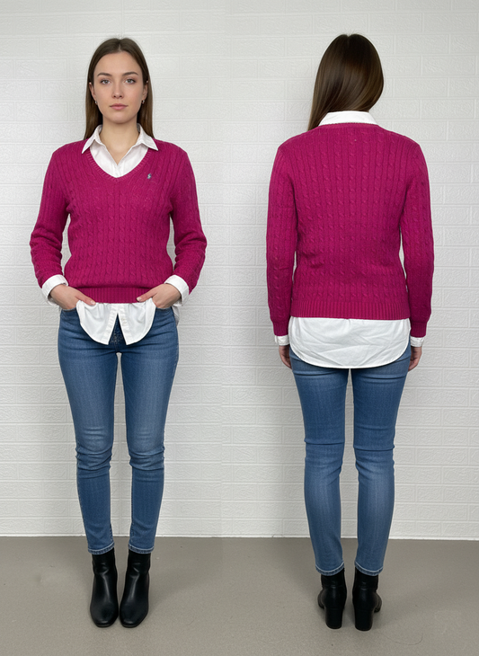 Polo Ralph Lauren Women's Sweater – Pink, Large
