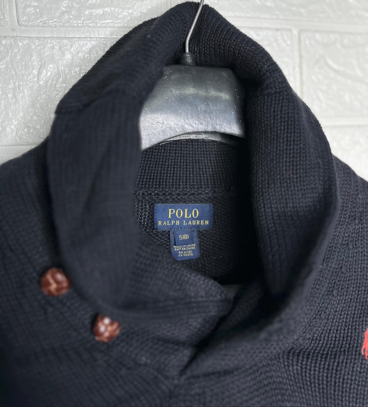 Polo Ralph Lauren Crewneck Sweater – Black, Size Small (8)