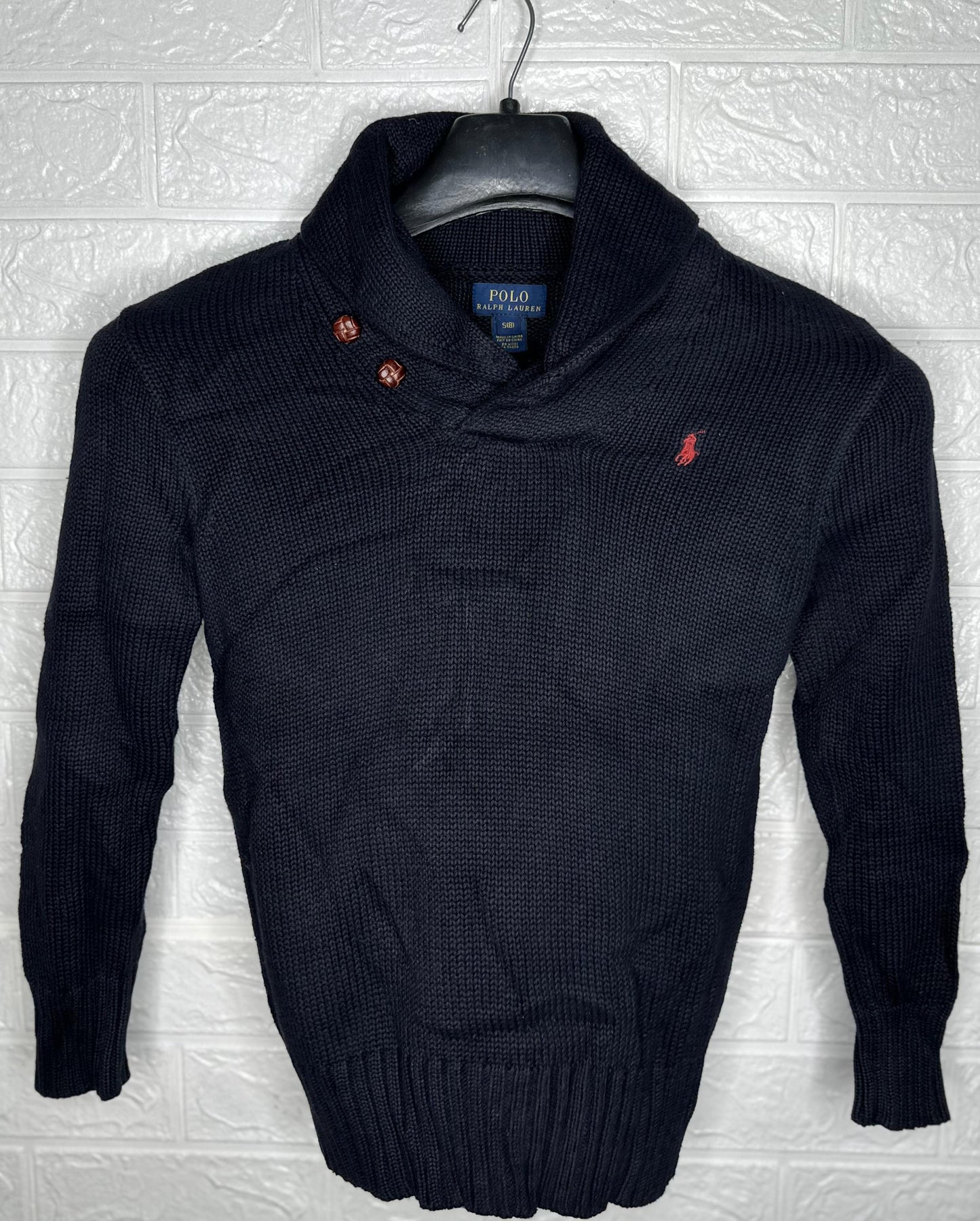 Polo Ralph Lauren Crewneck Sweater – Black, Size Small (8)