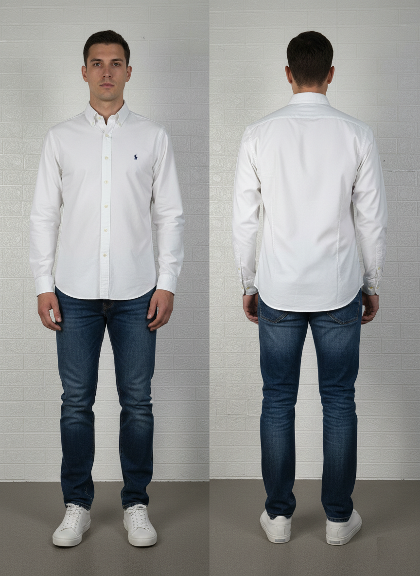 Ralph Lauren Slim Fit White Dress Shirt