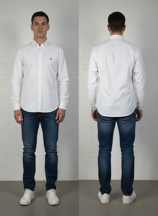 Ralph Lauren Slim Fit White Dress Shirt