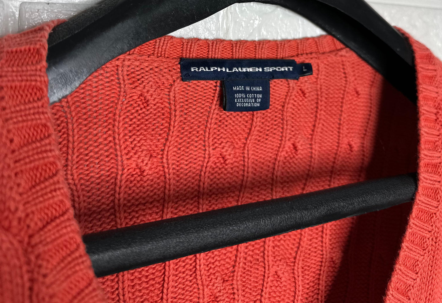 Polo Ralph Lauren Men's and Women's Sweater – Red, Large