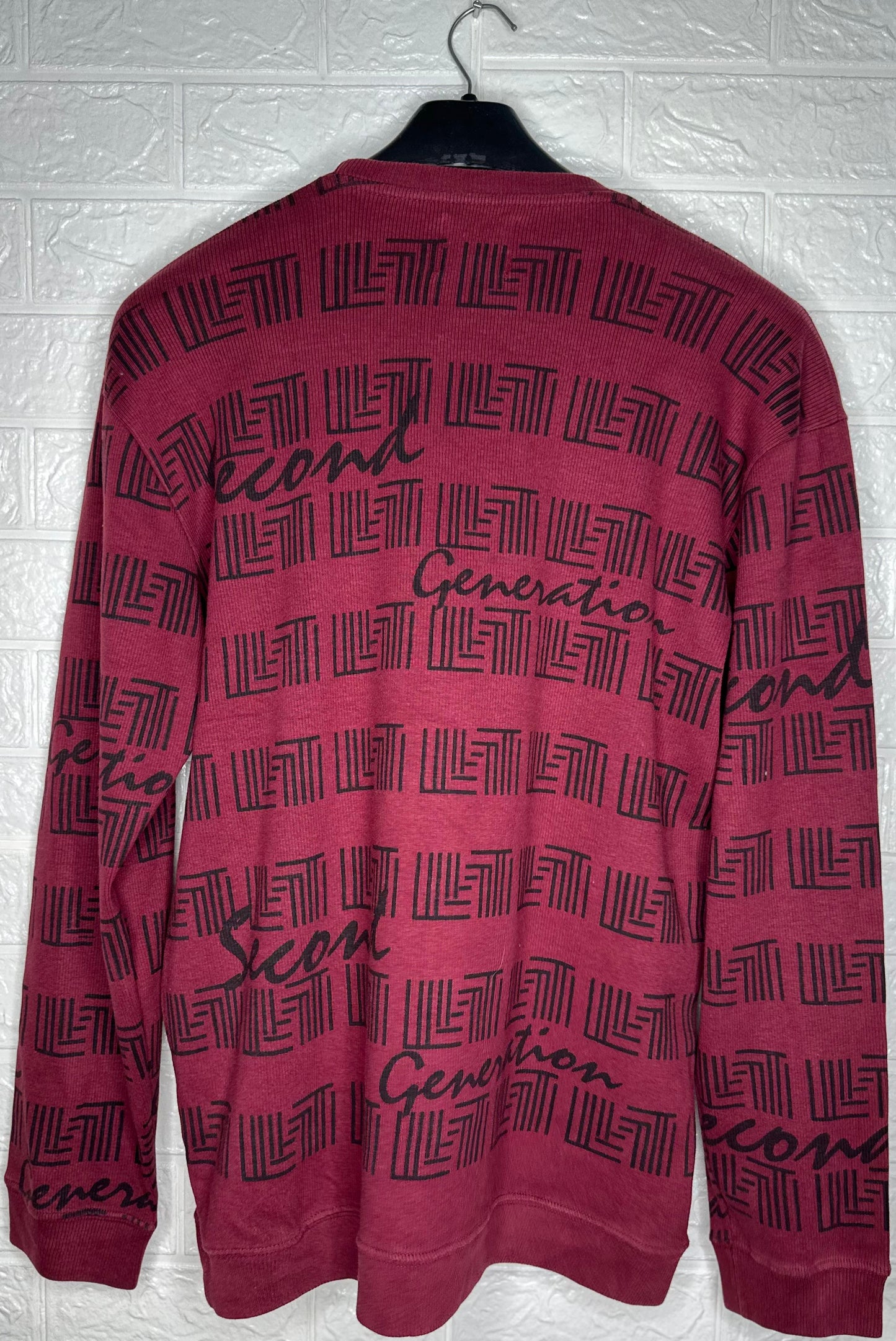 Second Generation Maroon Graphic Sweatshirt – Size XL
