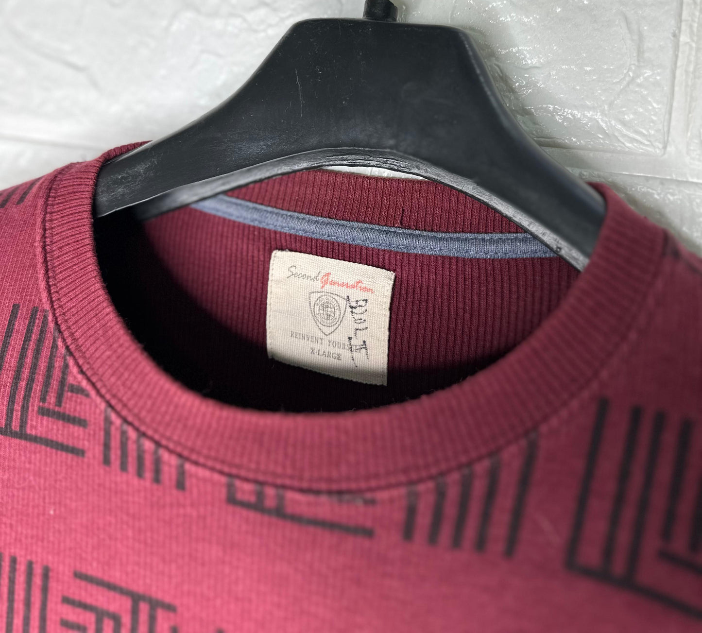 Second Generation Maroon Graphic Sweatshirt – Size XL