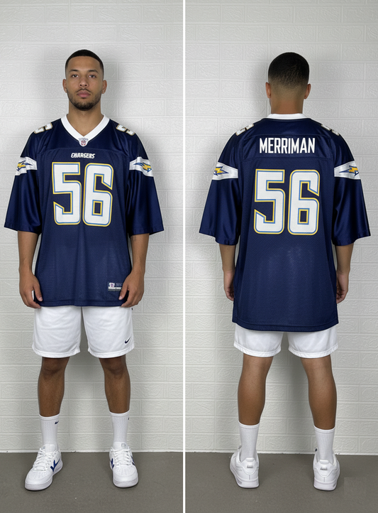 San Diego Chargers NFL Jersey #56 – Navy Blue – Size 2XL USA