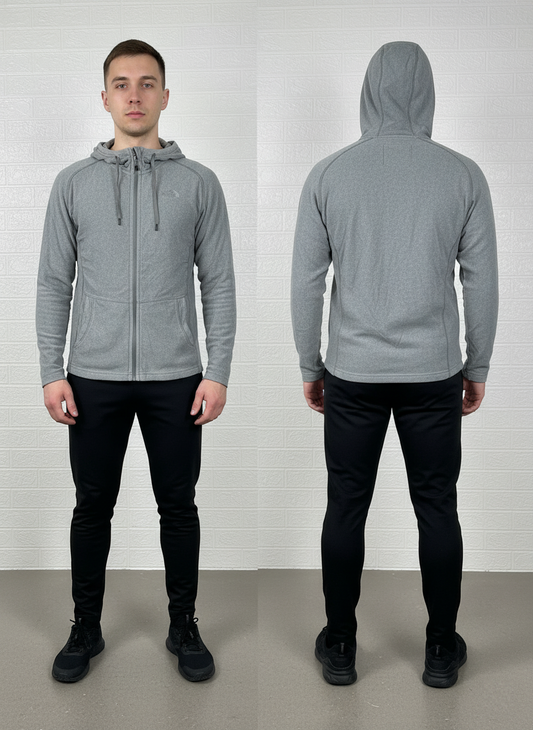 The North Face Men's Gray Pullover Hoodie – Medium