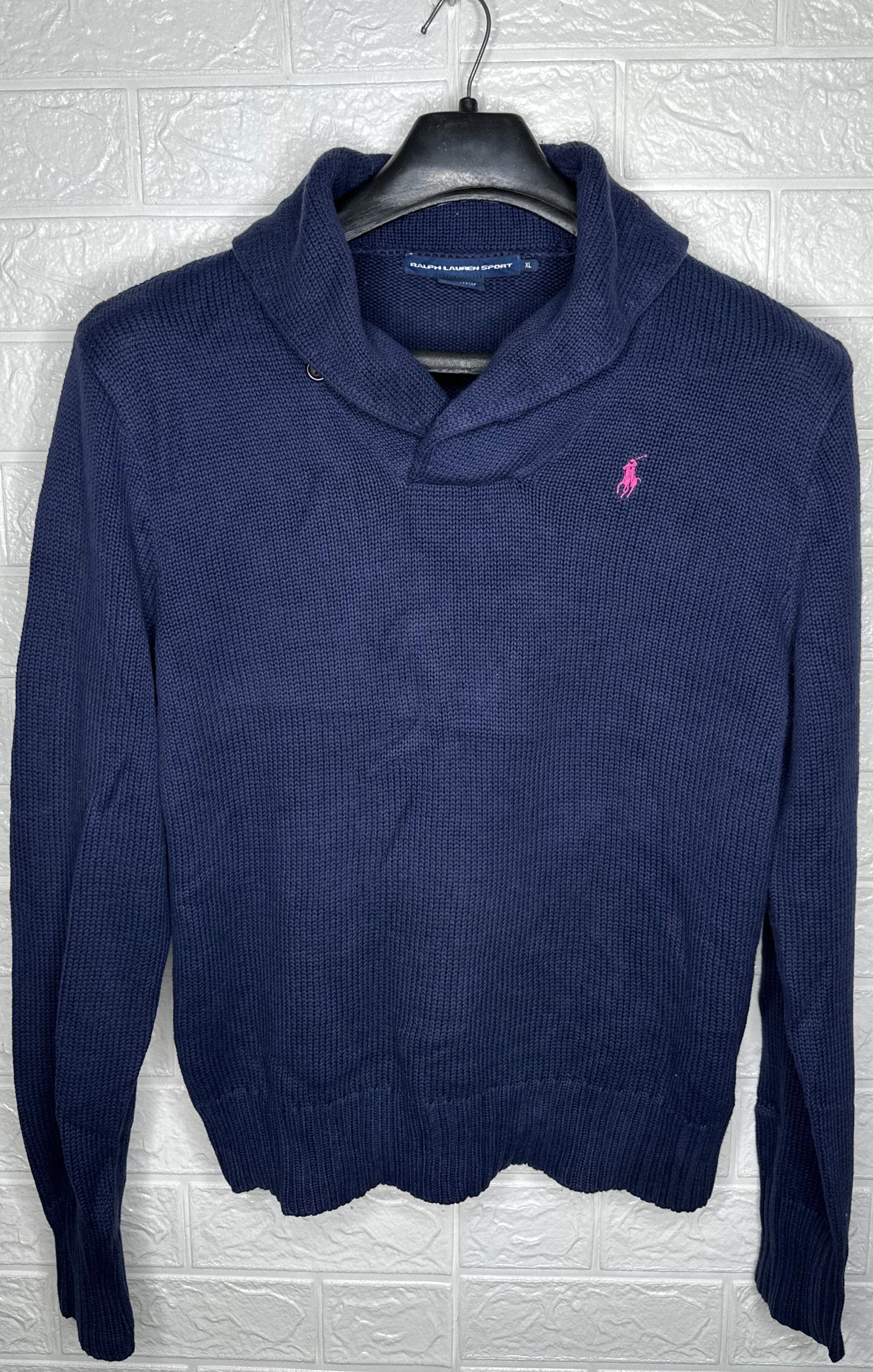 Polo Ralph Lauren Crewneck Sweater – Navy Blue, Size Extra Large
