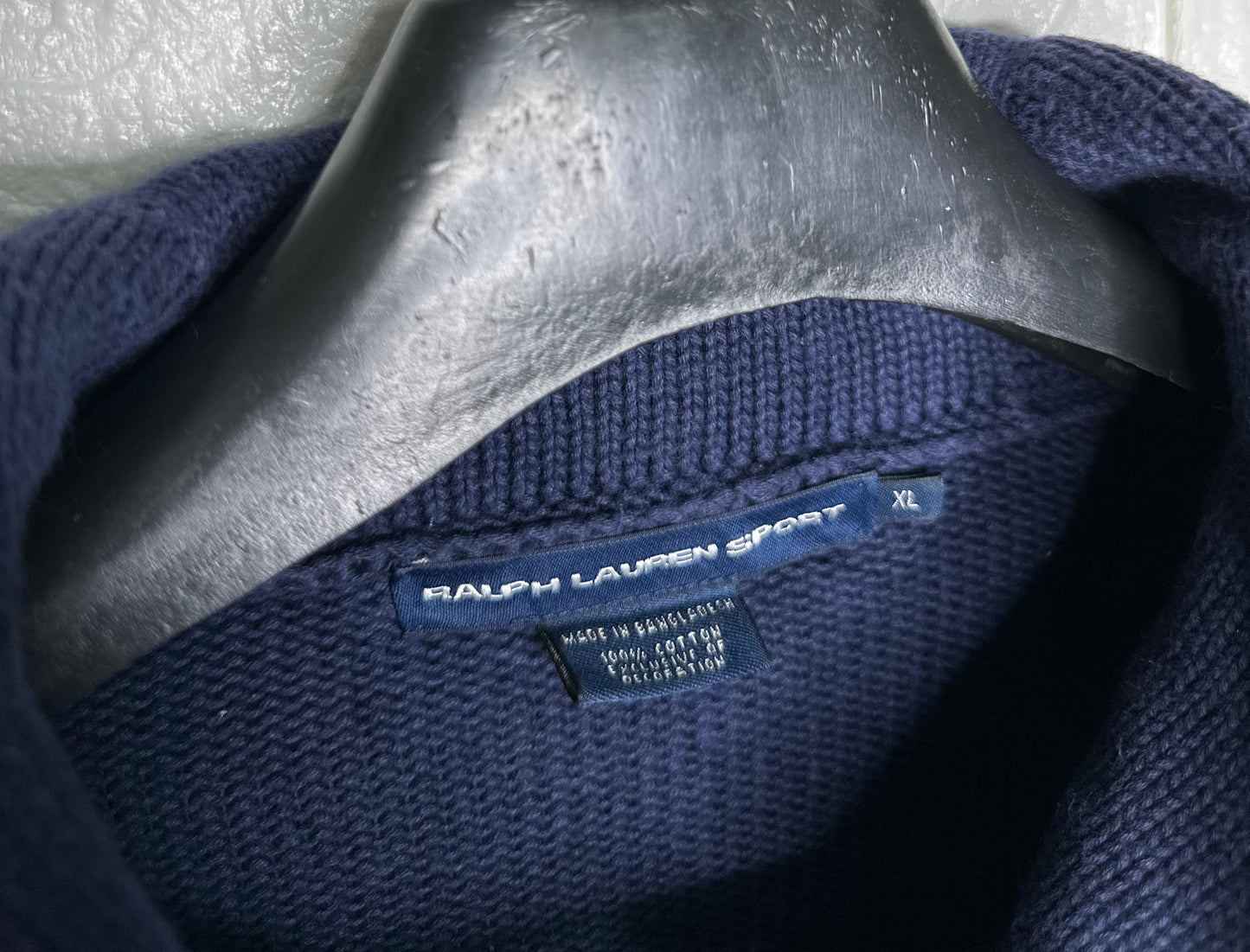Polo Ralph Lauren Crewneck Sweater – Navy Blue, Size Extra Large