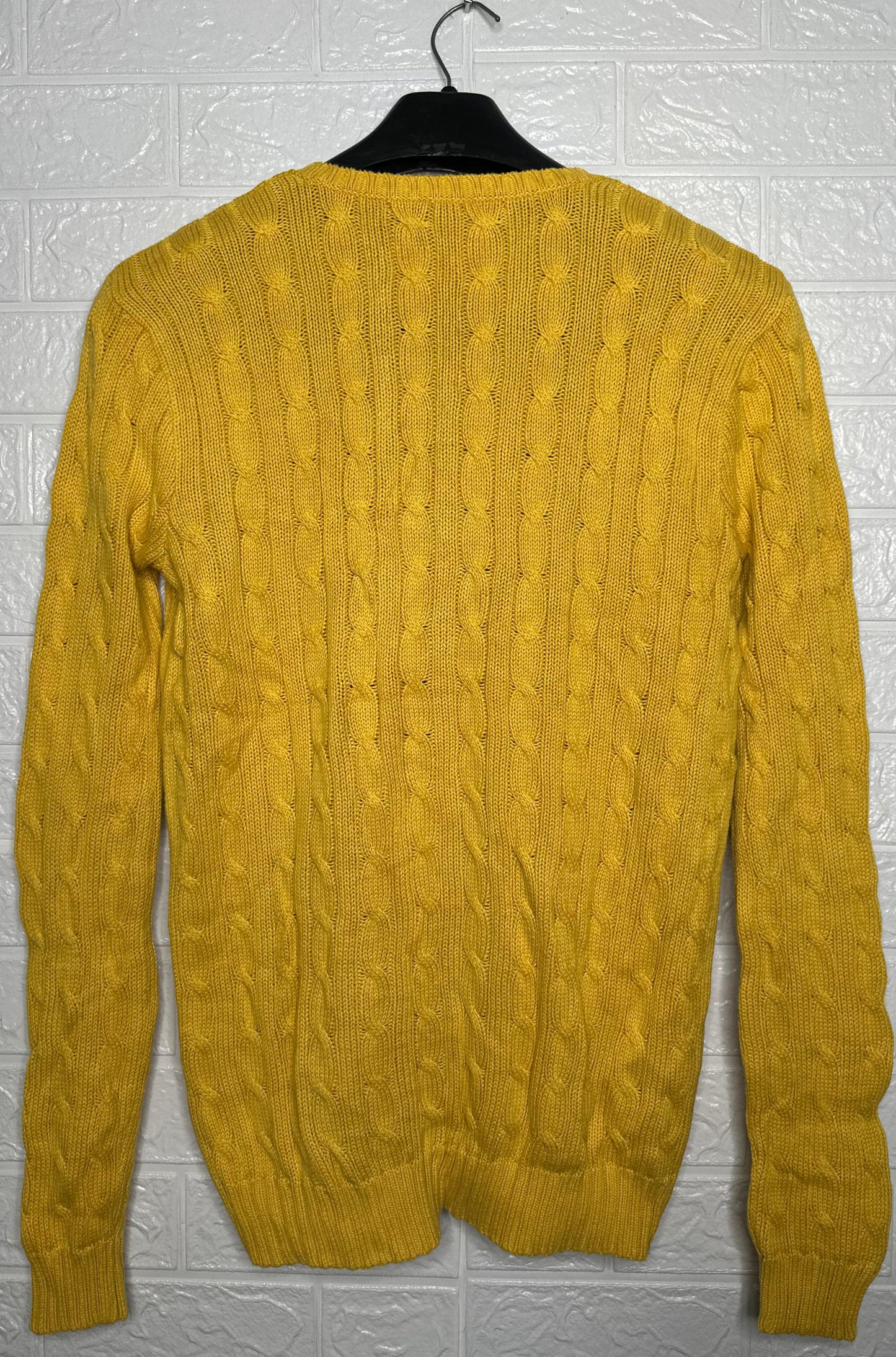 Polo Ralph Lauren Men's and women's Sweater – Yellow, Large