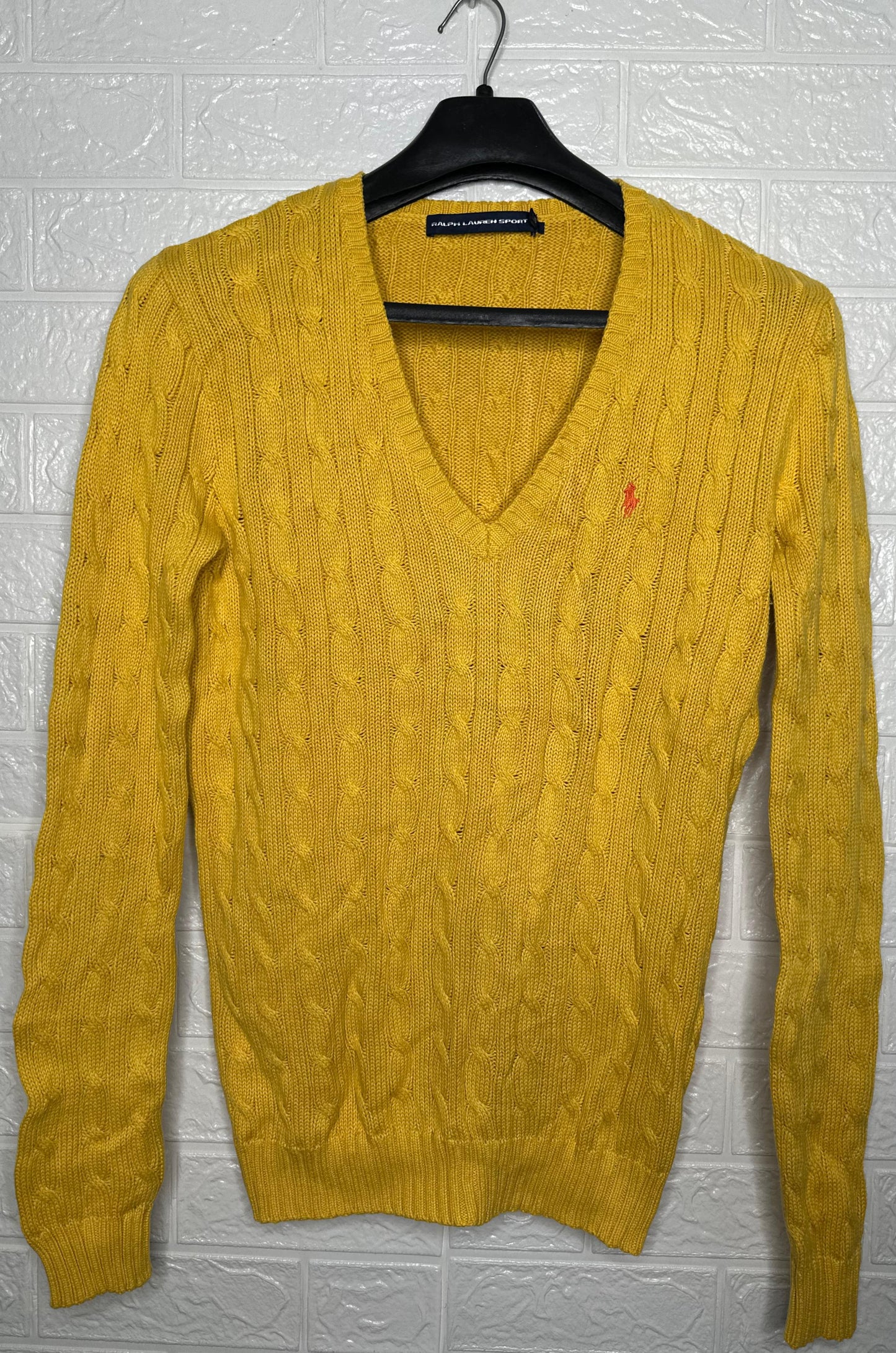Polo Ralph Lauren Men's and women's Sweater – Yellow, Large