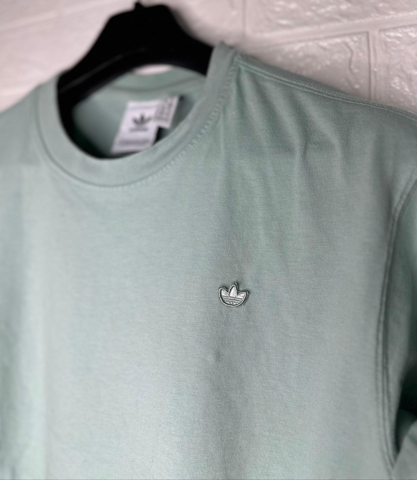 Adidas Originals Trefoil T-Shirt – Sky Blue – Size Small