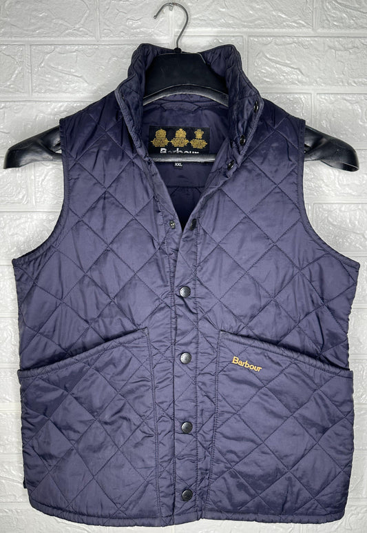 Barbour Quilted Vest Men’s XXL Navy Blue Gilet Outdoor Hunting Countrywear