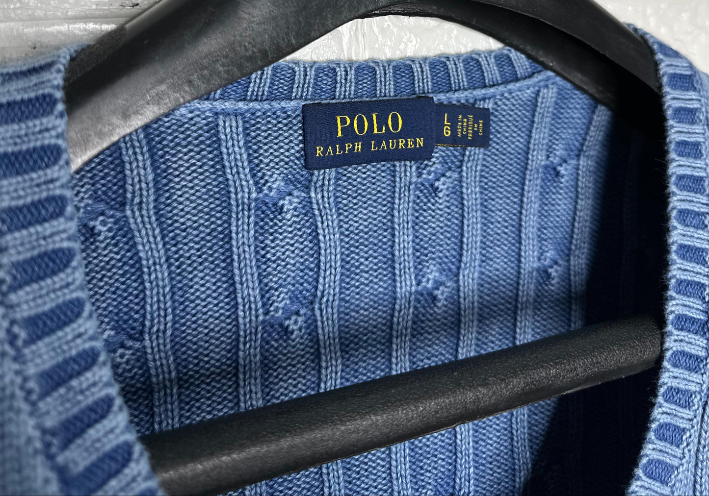 Polo Ralph Lauren Men's Sweater – Blue , Large