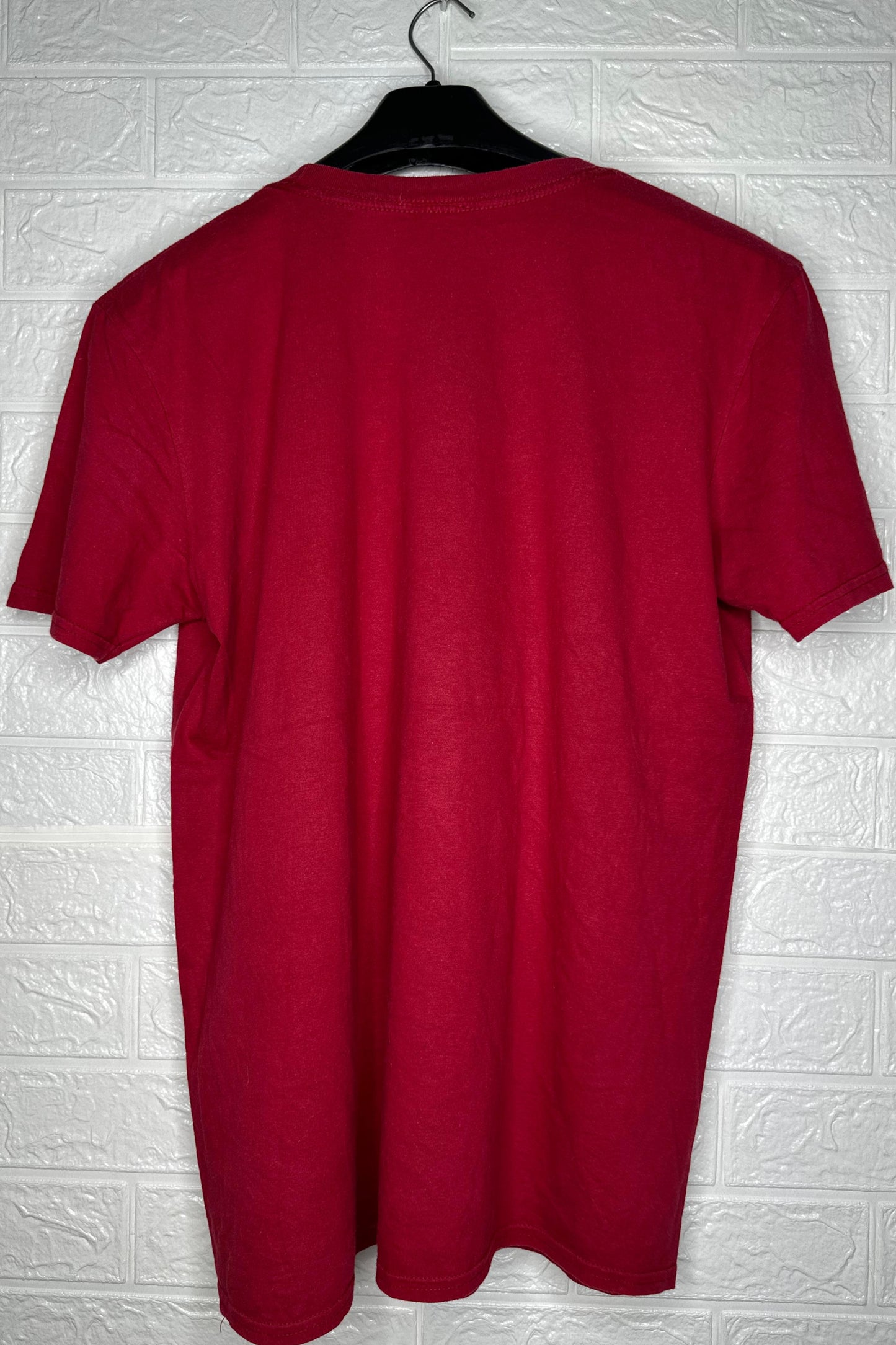 Adventure Time Graphic T-Shirt S - Cartoon Network Finn & Jake Red Tee