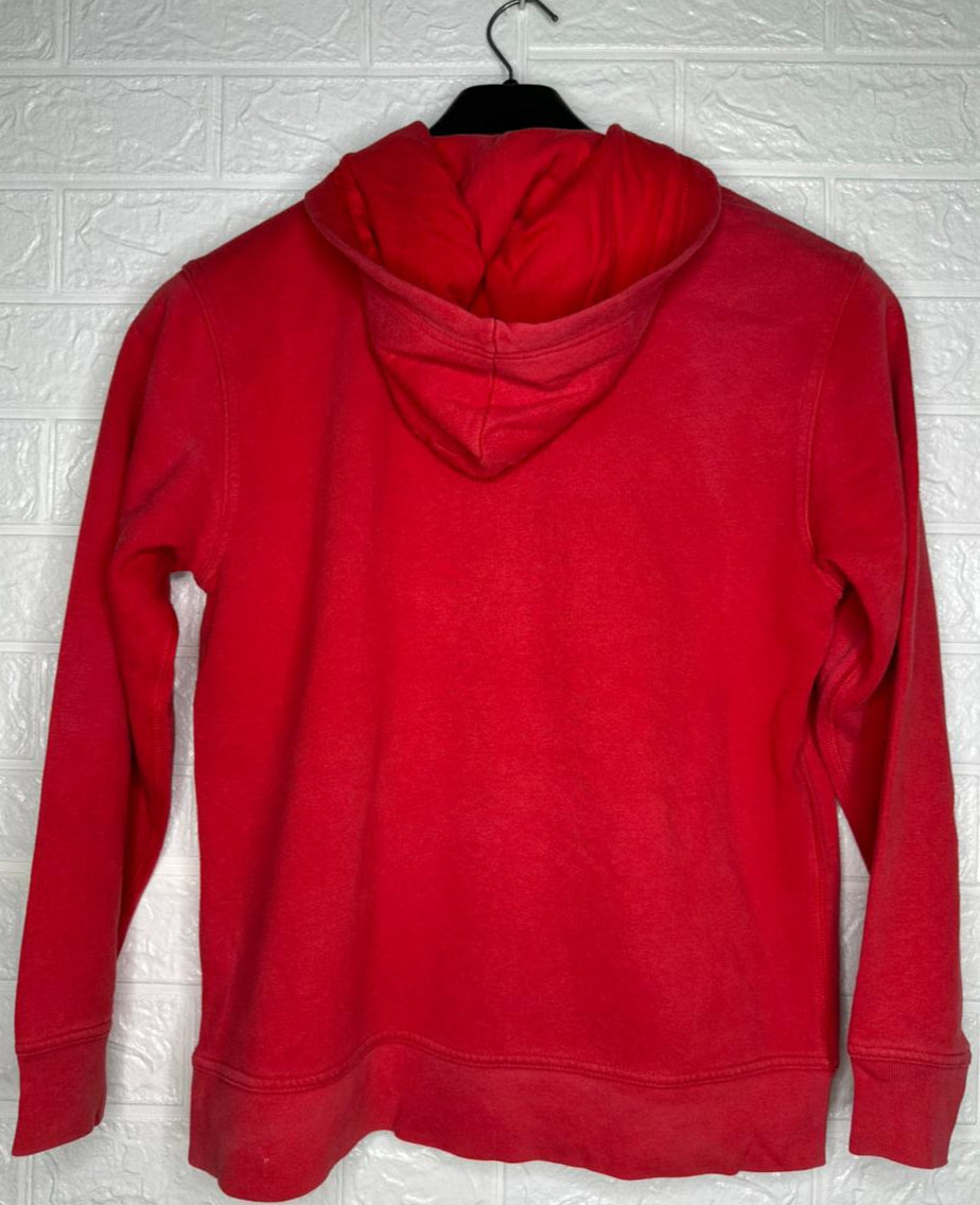 GAP Red Big Logo Hoodie XL - Classic Fleece Pullover Hoodie