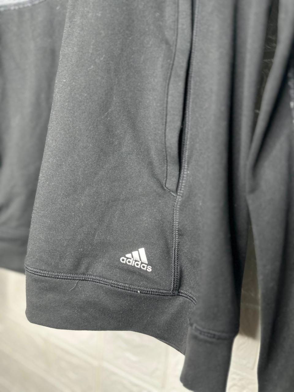 Adidas Climaite Track Jacket - Black/Grey - Size Small