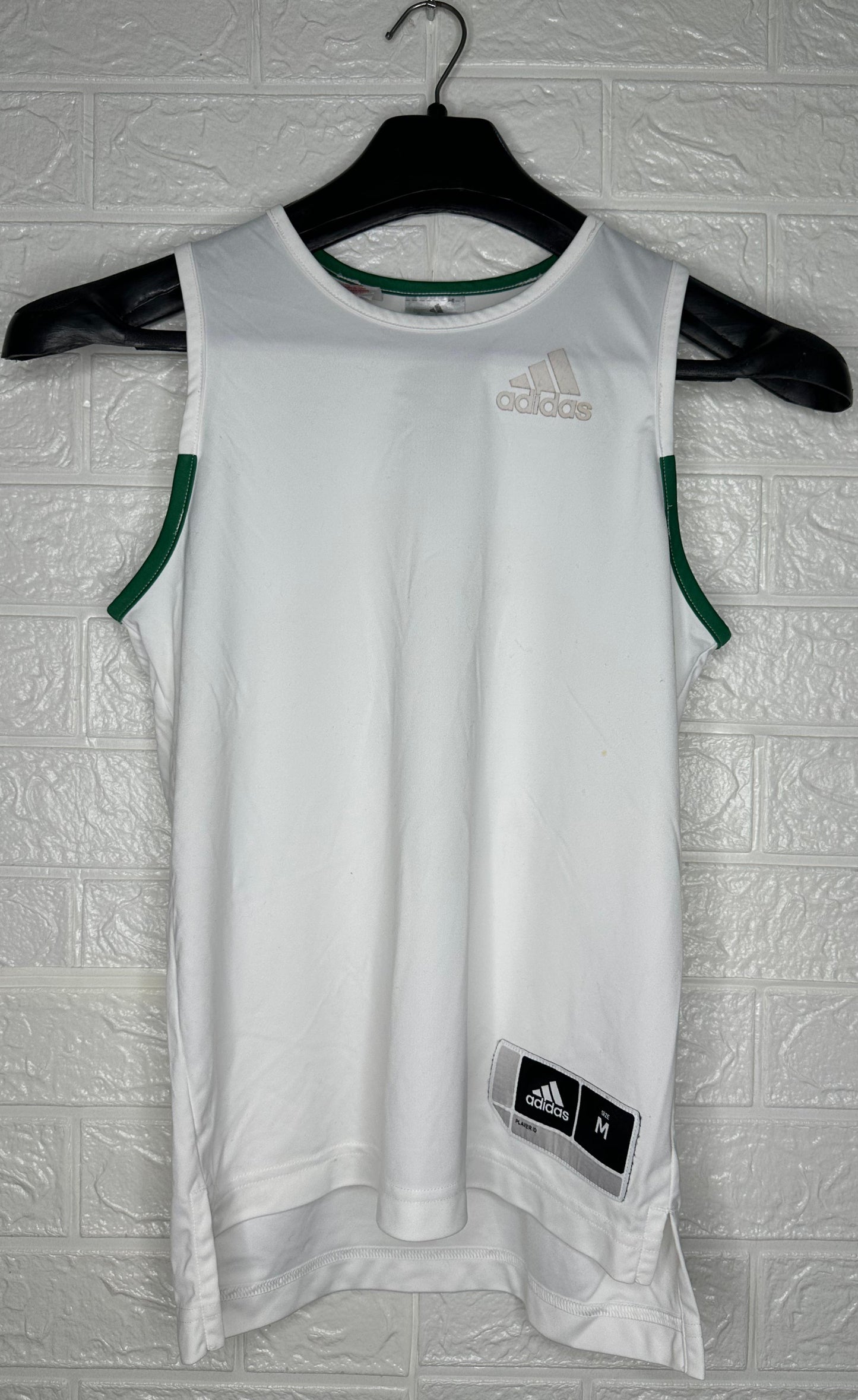 Adidas White Sleeveless Training Tank Top – Size Medium – Athletic Sportswear